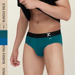 XYXX Men Pack Of 2 Aero Super Combed Cotton Moisture Absorbent Briefs XYBRF2PCKN456-picture-27