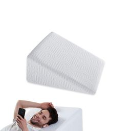 The White Willow White Cooling Gel Memory Foam Wedge Therapedic Pillow-51