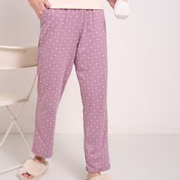 Dreamz by Pantaloons Checked Pure Cotton Straight-Leg Lounge Pant-image-89