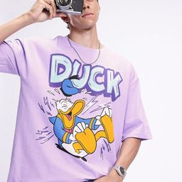 Kook N Keech Disney Donald Duck Printed Drop-Shoulder Sleeves Pure Cotton T-shirt-image-52