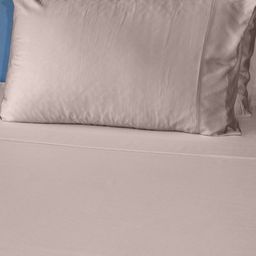 Home Prides Camel Brown 300 TC Superfine Bamboo King Bedsheet Set 1.82 m x 1.98 m-image-3