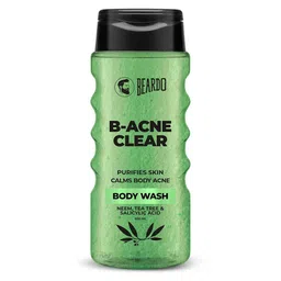 BEARDO B-Acne Clear Body Wash with Neem-Tea Tree & Salicylic Acid - 500 ml-image-86