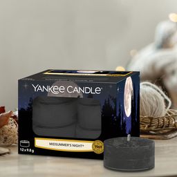YANKEE CANDLE Black Midsummers Night Scented Tealight Candles-46