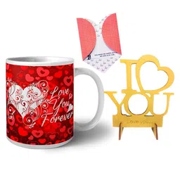 Phirki Studio Printed Ceramic Glossy Valentine Mugs & Showpiece-15