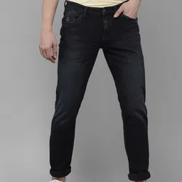 U S Polo Assn Denim Co Men Black Slim Tapered Fit Light Fade Stretchable Jeans-image-39