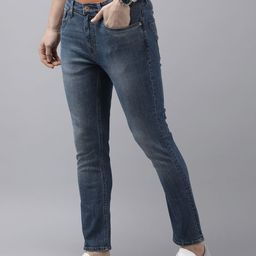 U.S. Polo Assn. Denim Co. Men Mid Rise Henry Slim Fit Light Fade Stretchable Jeans-image-57