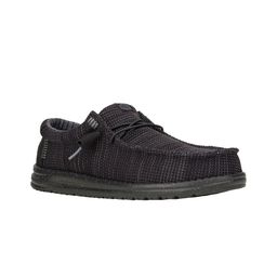 HEYDUDE Men Wally Stretch Sox Woven Design Slip-on Stretch-Lace Loafers-36