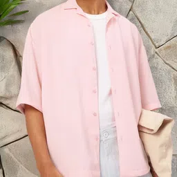 Kook N Keech Casual Cruiser Cuban Collar Drop- Shoulder Sleeves Shirt-image-99