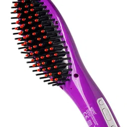 iGRiD IG-1099 Ionic Hair Straightener Brush With Temperature Control & LCD Display -Purple-27