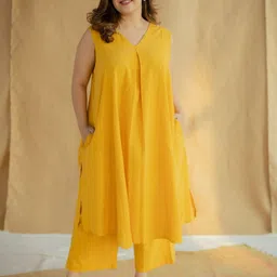 THE INDIAN ETHNIC CO Women Mid-Rise Easy Wash Cotton Parallel Trousers-image-56