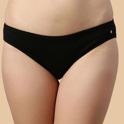 Enamor Pack Of 5 Cotton Classic Antimicrobial & Stain Release Finish Bikini Briefs-image-81