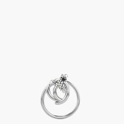 VALANOVA 925 Sterling Silver Diamond Studded Nosepin 0.31g-image-51