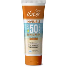 Iba Invisible SPF 50 Sunscreen PA++++ With Aloevera Coconut Water & Witchhazel - 100g-1