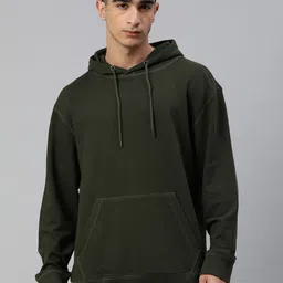 Huetrap Men Solid Hooded Sweatshirt-picture-11