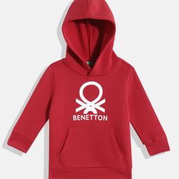 United Colors of Benetton Boys Brand Logo Printed Hooded Sweatshirt-image-24