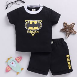 Moms Love Infant Boys Printed Pure Cotton Batman Clothing Set-image-29