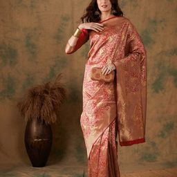 DIVASTRI Woven Design Zari Designer Banarasi Saree-image-51