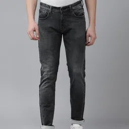 SPYKAR Men Rover Regular Fit Mid-Rise Heavy Fade Stretchable Jeans-image-41