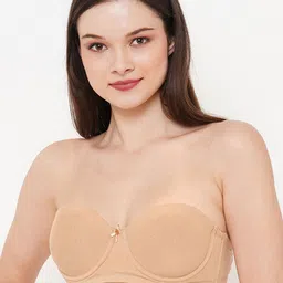 Inner Sense Medium Coverage Lightly Padded Anti Microbial Anti Odour Strapless Bra-51