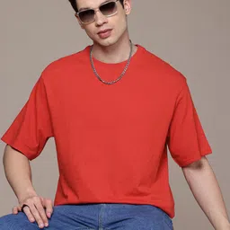 Moda Rapido Solid Relaxed Fit T-shirt-picture-39