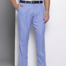 The Indian Garage Co. X Luxe Men Regular Fit Formal Trousers-picture-1