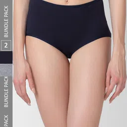 Candyskin Women Pack Of 2 Cotton Anti-Bacterial Hipster Briefs-picture-14