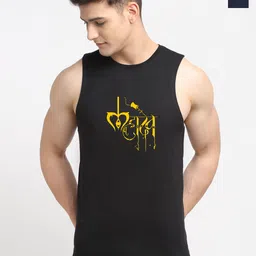 Friskers Men Pack Of 2 Printed Pure Cotton Apple Cut Innerwear Vests-image-76