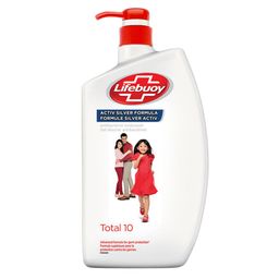 Lifebuoy Total 10 Anti-Baceterial Body Wash with Activ Silver Formula - 1 L-9