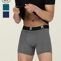 XYXX Men Pack Of 3 Snug fit Ultra-soft Ace Modal Cotton Boxer Briefs-picture-27