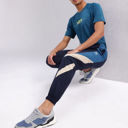 HRX by Hrithik Roshan Men Contrast Side Striped Lifestyle Joggers-image-71