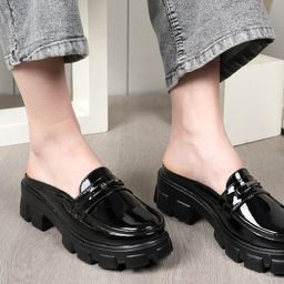 The Roadster Lifestyle Co. Women Chunky Backless Casual Loafers-58