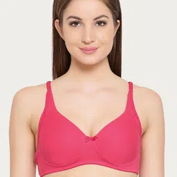 Clovia Cotton Rich Non-Padded Non-Wired Bra With Double Layered Cups-image-53