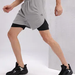 HRX by Hrithik Roshan Men Rapid-Dry Running Shorts with Inner Tights-image-61