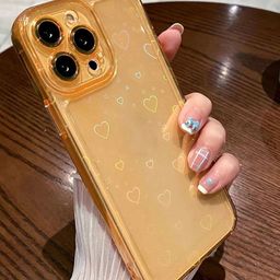 Luxury Kase LK121 Abstract Printed iPhone 14 Pro Max 3D Laser Glitter Back Case-27