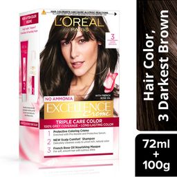 LOreal Paris Total Repair 5 Conditioner 180ml & Excellence Hair Color-Shade 3 (72ml+100g) image 4