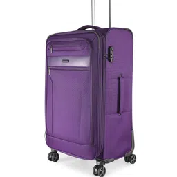 Nasher Miles Set Of 2 Textured Soft-Sided Trolley Suitcase image 4