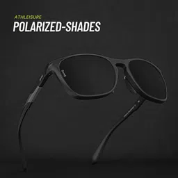 OKNO Unisex Square Sunglasses with Polarised and UV Protected Lens image 2