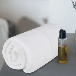 Aura White Microfiber 400 GSM Absorbent Ultra Soft Anti-Fade Bath Towels-49