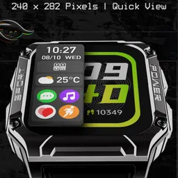boAt Unisex Wave Force 2 1.96" HD Display Smartwatch With Bluetooth Calling image 2