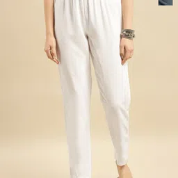 Rangita Women Pack Of 2 Relaxed Straight Leg Slim Fit Trousers-image-79