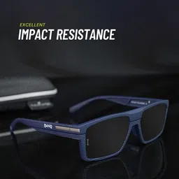 OKNO Unisex Rectangle Sunglasses with Polarised and UV Protected Lens image 4