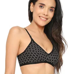 Aimly Pack of 3 Cotton Full Coverage Non-Padded Non-Wired Printed Regular Bra image 2