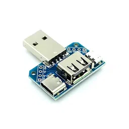 USB Adapter Board Male To Female Adapter Micro USB/Type-C Interface 4P 2.54mm image 1