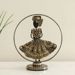 vedas Anushree Black & Gold Iron Showpiece-picture-7