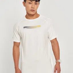Ajile by Pantaloons Men Graphic Printed Round Neck Cotton Relaxed Fit T-shirt-image-60