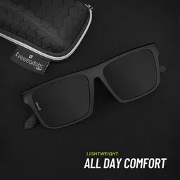 OKNO Unisex Square Sunglasses with Polarised and UV Protected Lens image 5