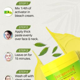Aryanveda Set of Haldi Chandan Bleach Cream & Blemishend Face Cream - 300 g image 4