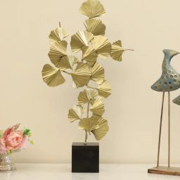 vedas Vida Gold & Black Iron and MDF Showpiece-picture-18