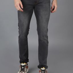 Urbano Fashion Men Slim Fit Light Fade Stretchable Cotton Jeans-image-89