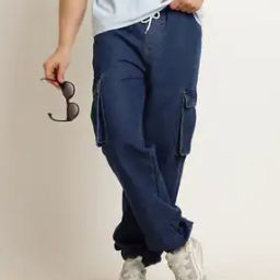 Shein Ankle Length Cargo Style Jogger Jeans-image-74